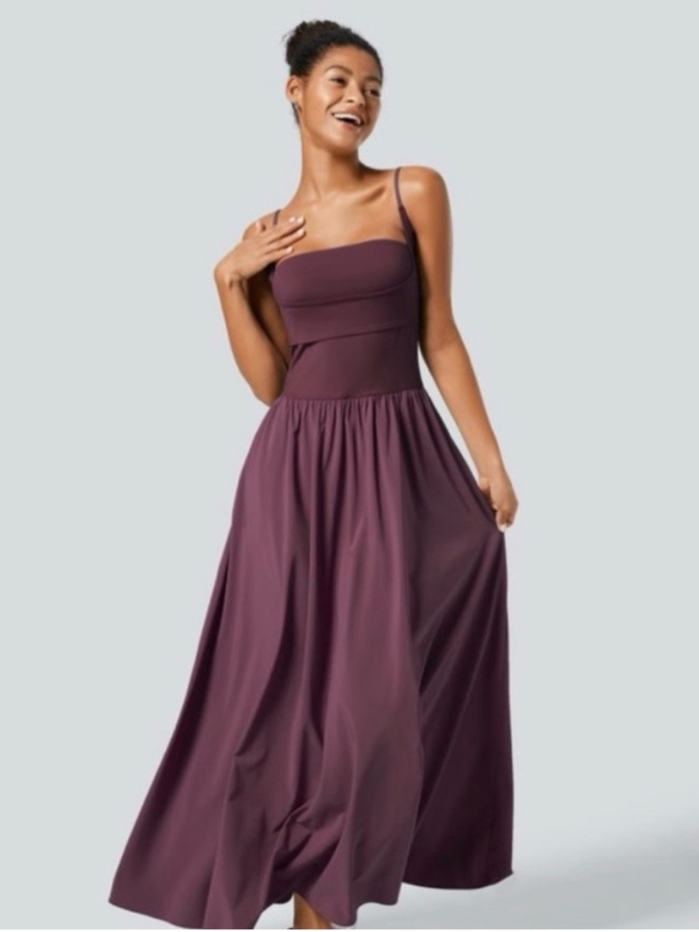 Halara Breezeful Flowy Flare Maxi
Quick Dry Casual Slip Dress